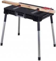 Portable workbench for carpentry tools KETER